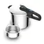 Tefal Secure Trendy P2584401 / Tlakový hrnec / 8 l / nerez / parní košík / vhodné pro indukci