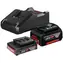 BOSCH 1600A01ZS9 / Startovací sada / GBA 18V 4.0Ah + GBA 18V 2.0Ah + GAL 18V-40 / černá