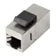 Lanberg Keystone konektor RJ45 CAT5e FTP černý / Konektor / Stíněný / 8P8C / Průchozí