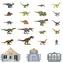 MATTEL Adventní kalendář Jurský svět Minis Ostrov dinosaurů JLD23 / od 4 let