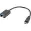 Lanberg AD-OTG-UM-01 černá / Adaptér / USB-A - Micro USB