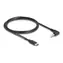DeLock napájecí kabel USB-C - DC 4,0 x 1,7 mm 90° / Kabel / 1,5 m / černý
