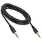 DeLock Stereo Jack 3.5 mm 4pin kabel samec-samec černý / Audio kabel / 3 m