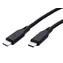 ROLINE černá / Kabel USB-C (M) - USB-C (M) / silikonový / 60W / 1 m