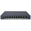 Hikvision DS-3E1510P-EI/M(B) / Switch / 8x Gigabit PoE / 2x Gigabit Uplink / Super PoE 80 W / dosah 300 m