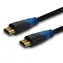 SAVIO CL-48 / Kabel HDMI / 2 m / nylonový oplet