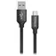 Colorway černá / Datový kabel / USB-A - USB-C / 2,4 A / 2 m