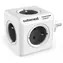 CUBENEST Zásuvkový blok PowerCube Original bílá/šedá / 5x zásuvka / dětská pojistka / uzemnění / 16A/250V 3680W