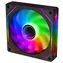 EVOLVEO 120UX / Ventilátor / 120 mm / 4pin PWM / ARGB / černý
