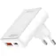 4smarts FlatPlug Duos bílá / Síťová nabíječka / GaN / USB-C + USB-A / 20 W