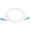 OEM / Patch kabel optický / SC/APC-SC/UPC / simplex / 9/125 OS2 / 5m / bílý, armovaný 3 mm LSZH