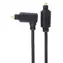PremiumCord Toslink 90° kabel černá / Audio kabel / Toslink (M) - Toslink (M) 90° / průměr 4 mm / 2 m