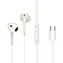 Conceptronic USB-C sluchátka do uší bílá / Sluchátka / S mikrofonem / 16 Ohm / 1,2 m
