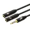 TB Touch Adaptér Jack 3,5mm M - 2x Jack 3,5mm F černá / Redukce / Audio