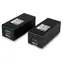 Lindy USB 3.1/3.0 extender po optickém vlákně 400 m / Extender / LC-LC konektory / napájení 5V/3A / 0-50 °C