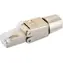 Schwaiger NWST811 stříbrná / Konektor RJ-45 / Cat8.1 / 40GBASE-T / stíněný