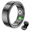 COLMI R02 velikost 11 (20,3 mm) černá / Chytrý prsten / Bluetooth 5.0 / IP68 / nabíjecí pouzdro