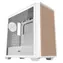 darkFlash DS900WD bílá / PC skříň / ATX / M-ATX / ITX / tvrzené sklo / dřevěný panel / bez zdroje