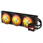 darkFlash DE360 černá / AiO chladič CPU / 3x 120 mm / ARGB podsvícení / 800-2000 RPM / 36 dB / Intel + AMD