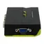LevelOne KVM-0221 černá / KVM switch / 2 porty / USB / VGA / Audio / 2048x1536