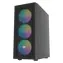 Fury Shobo SH8F ARGB černá / PC skříň / Midi Tower / okno / 2x USB 3.0 / 4x 120mm ARGB / bez zdroje