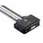 LevelOne KVM-0260 černá / KVM switch / 2 porty / USB / DVI-I / 1920x1200