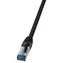 LogiLink CQ6145S černá / Patch kabel / CAT6A / S/FTP / RJ45 / 50m