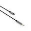 FIXED Link Space Gray / Audio kabel / USB-C na 3,5mm jack / opletený / DAC / 1,5 m