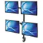 Manhattan Držák pro 4 monitory 13-32" černá / Stolní držák monitoru / VESA 75x75-100x100 mm / nosnost 32 kg