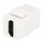 Digitus HDMI Keystone modul bílá / Keystone modul / HDMI 2.0 / Bu/Bu