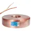 LogiLink Reproduktorový kabel průhledný / Reproduktorový kabel / 2x 2,5 mm2 / 100 m / CCA