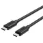 Unitek Kabel USB-C - USB-C černá / Kabel / USB-C (M) - USB-C (M) / 1 m