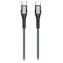 Colorway šedá / Datový kabel / USB-C - USB-C / 65W (3A) / 2 m