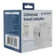 Gembird TPA-1A2C20-01-W bílá / Cestovní adaptér / Univerzální / 20 W