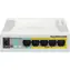 MikroTik RB260GSP (CSS106-1G-4P-1S) / Switch / 5x Gigabit LAN / 1x SFP / PoE-out / SwOS