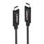 Lindy USB-C - USB-C černá / USB kabel / USB 3.2 Gen 2 / 10 Gbit/s / 3 m / PD 60W