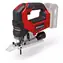Einhell TP-JS 18/135 Li BL-Solo červená/černá / Aku přímočará pila / 18V / 3500 zdvihů/min / bez aku a nabíječky