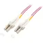 Mcab LWL patch kabel LC-LC 3m / Optický patch kabel / OM4 50/125 / LSZH / Duplex / fialová