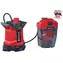 Einhell GE-DP 18/25 LL Li-Solo červeno-černá / Aku ponorné a tlakové čerpadlo na špinavou vodu / 7.000 l-h / 0,5 bar