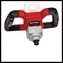 Einhell TE-MX 18 Li - Solo červená/černá / Aku míchadlo / 18V / M14 / Bez aku a nabíječky