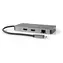 Nedis USB-C hub 7v1 antracit / USB hub / USB 3.2 Gen 1 / 2x HDMI / RJ45 / SD & microSD / PD 100W