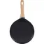 Lamart Natur LT1289 černá/hnědá / Pánev na palačinky / 25 cm / hliník / nepřilnavý povrch