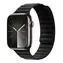 Devia Deluxe Magnetic Fiber černá / Řemínek / Apple Watch 44/45/46mm / magnetický