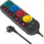 Maclean MCE229B černá / Prodlužovací kabel / 4x zásuvka typ F / 2x USB-A / vypínač / 250V/10A / 1,5 m