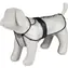 TRIXIE Pláštěnka Tarbes S 34 cm průsvitná / PVC / Pro malé psy / Reflexní tlapka