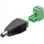 Goobay DC konektor se svorkovnicí / Konektor / Zástrčka DC 5,50 x 2,10 mm / 2pinový