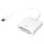 LogiLink USB-C na DVI bílá / Adaptér / USB 3.1 Gen1 / Full HD 1080p / 0,14 m