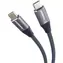 Cable USB-C kabel černý / Kabel / 240 W / 480 Mbps / bavlněný oplet / 1,5 m