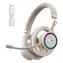 Havit Fuxi-H8 zlatá / Bezdrátová herní sluchátka / mikrofon / RGB podsvícení / Bluetooth 5.2 / až 30 h
