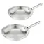 Tefal Duetto On B866S234 / Sada pánví / 2 ks / 24 a 28 cm / nerez / indukce